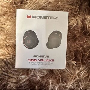 Monster Achieve 300 Airlinks Wireless Earbuds-  In-Ear Headphones
